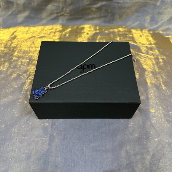 APM Monaco Baba Yummy Bear Sterling Silver Necklace - Picture 2 of 5